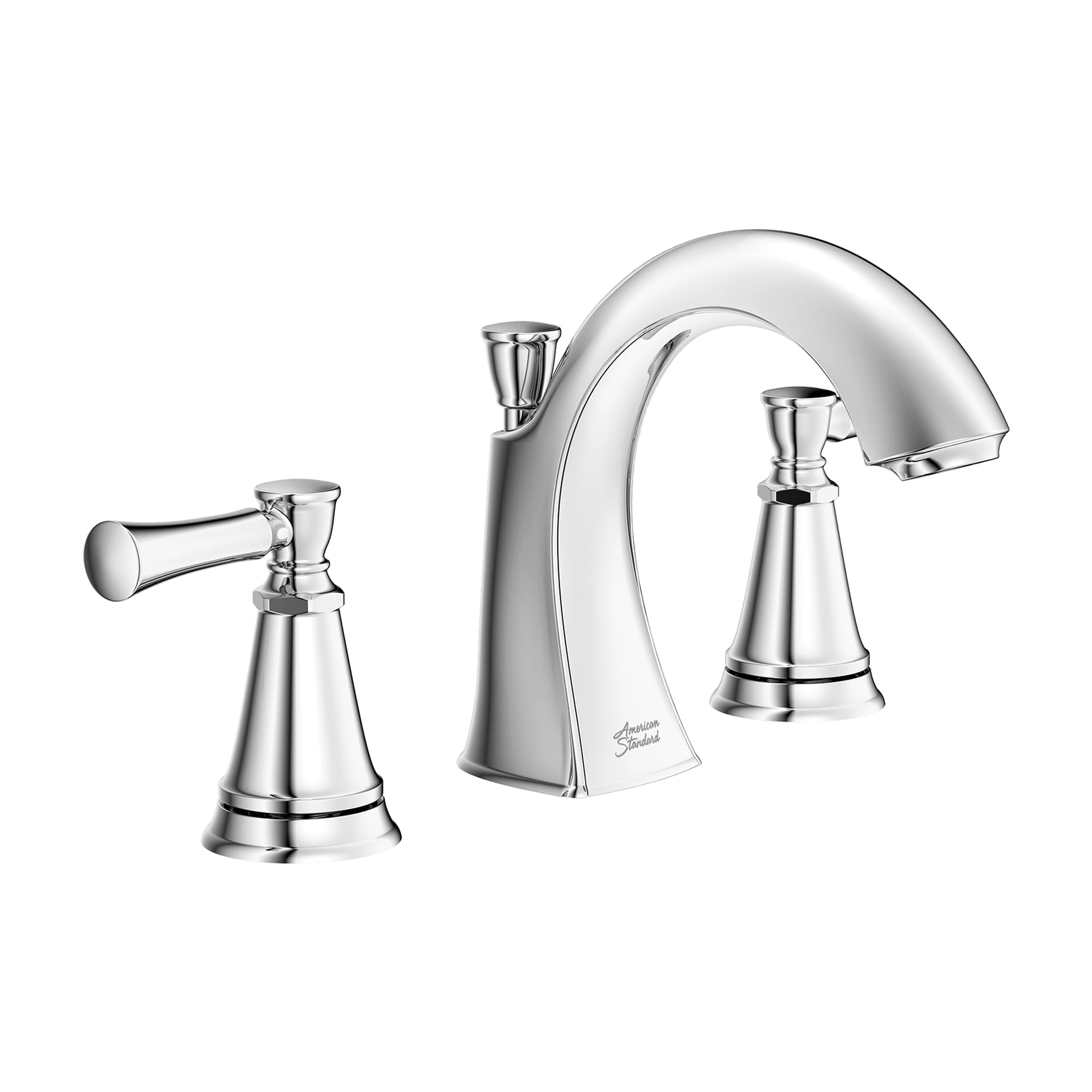 Chancellor 8-In. Widespread 2-Handle Bathroom Faucet, 1.2 GPM with Lever Handles